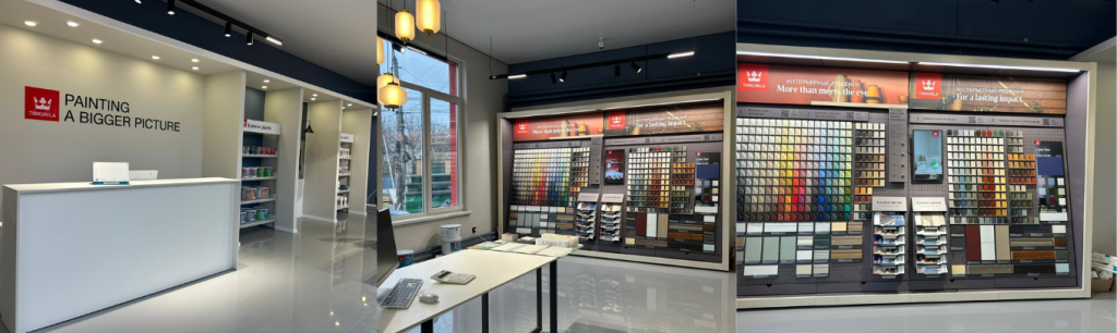 Showroom Tikkurila interior